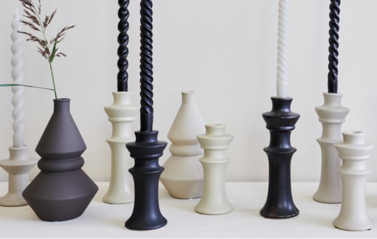 IVORY CANDLE HOLDER