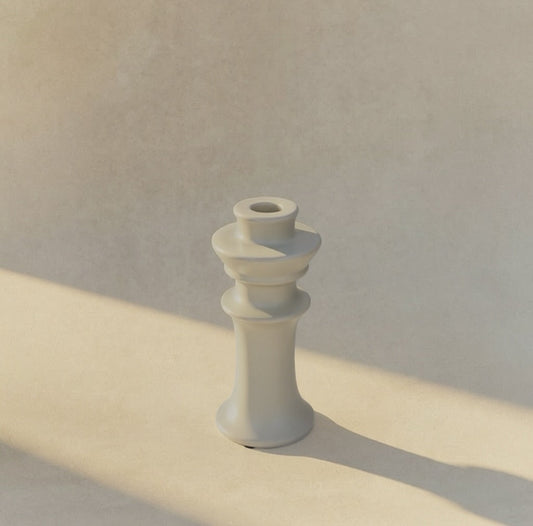 IVORY CANDLE HOLDER