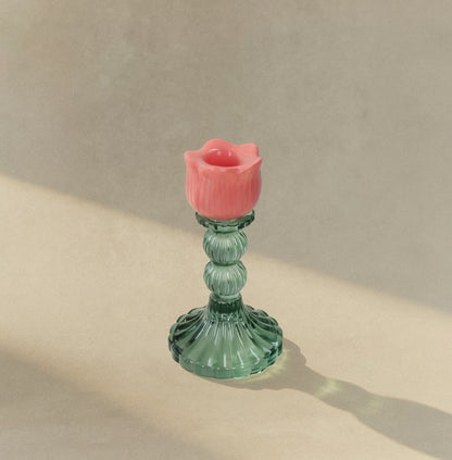 PETAL BLUSH CANDLE HOLDER