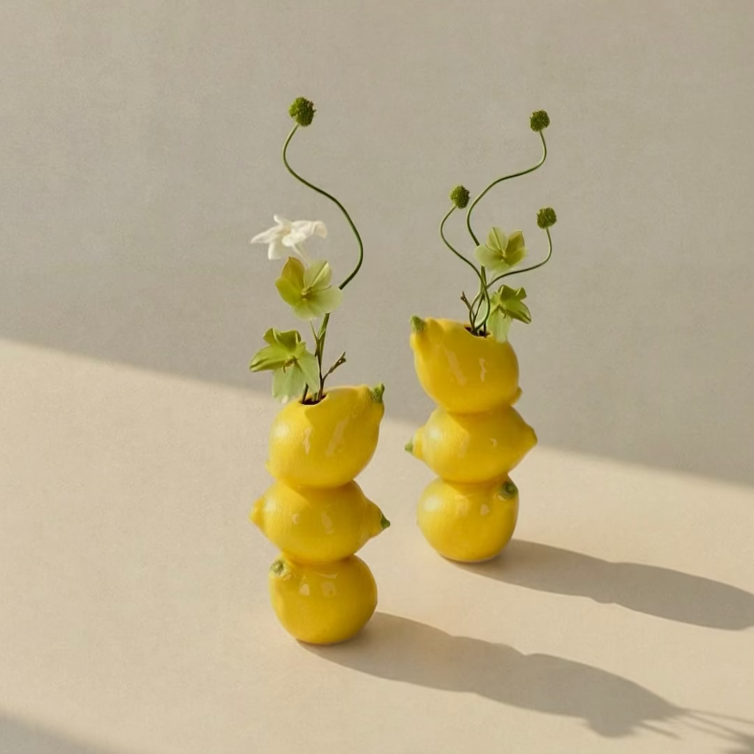LEMON STACK VASE