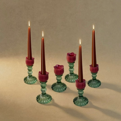 PETAL ROUGE SMALL CANDLE HOLDER
